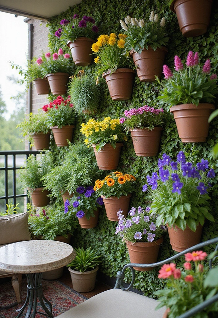 19 Space-Saving Decor Hacks for Small Apartments (You’ll Love #8!) - 8. Vertical Garden for Small Spaces (You’ll Love #8!)