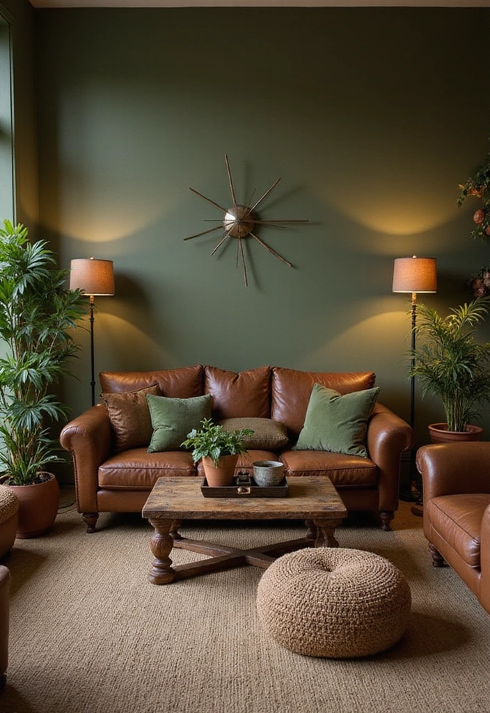 21 Cozy Living Room Ideas That'll Make You Never Want to Leave Home Again! - 2. Warm Earth Tones