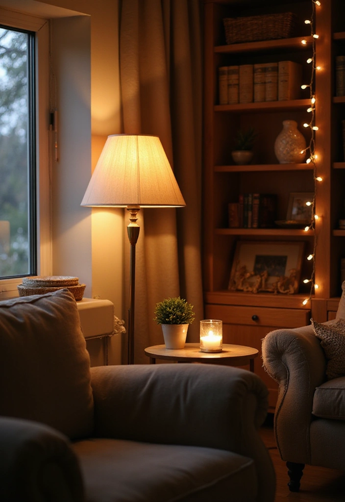 21 Cozy Living Room Ideas That'll Make You Never Want to Leave Home Again! - 5. Soft Lighting
