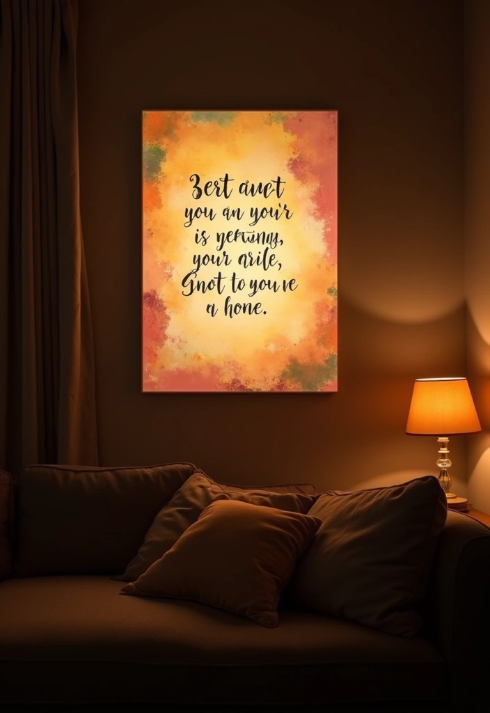 22 Unique Wall Art Ideas That'll Make Your Walls Sing (And Your Friends Jealous!) - 21. Illuminated Art Pieces
