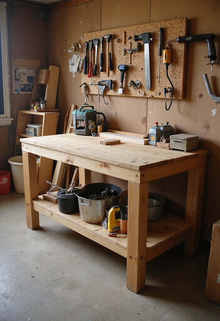 10 Must-Try KREG Pocket-Hole Jig 320 Projects That Will Blow Your Mind! - 6. Functional Workbench