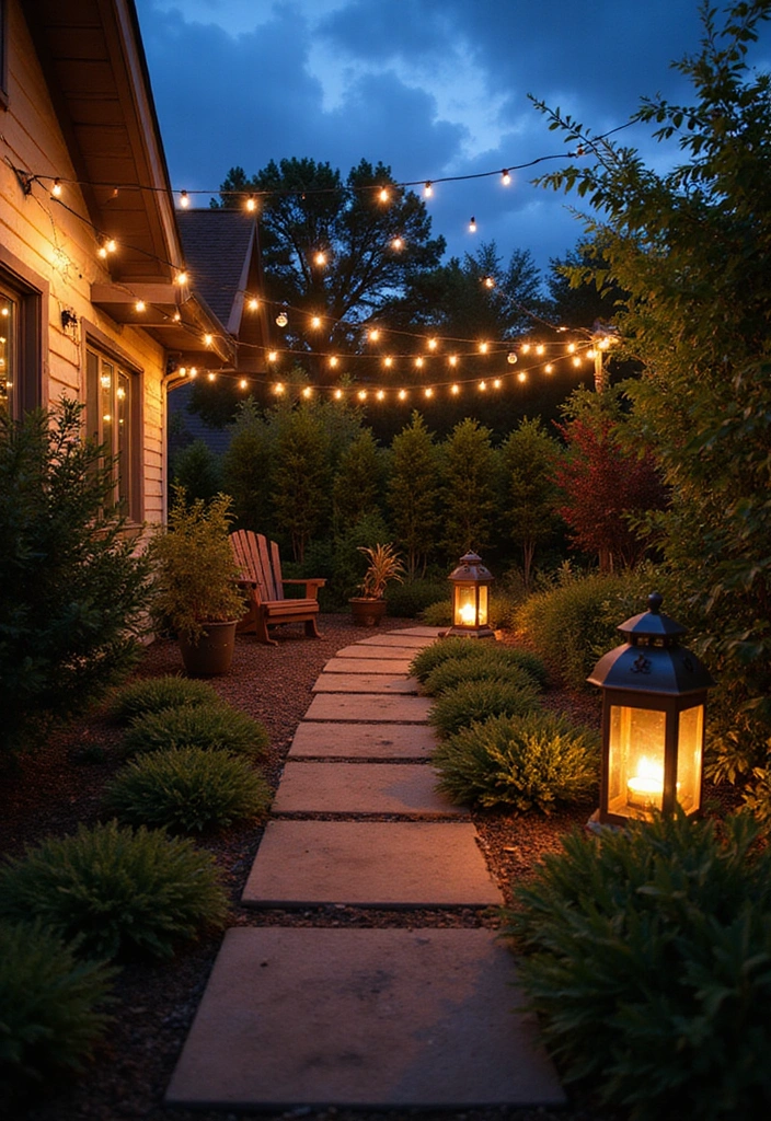 17 Backyard Landscaping Ideas That'll Boost Your Home's Curb Appeal (You Have to See #6!) - 7. Outdoor Lighting