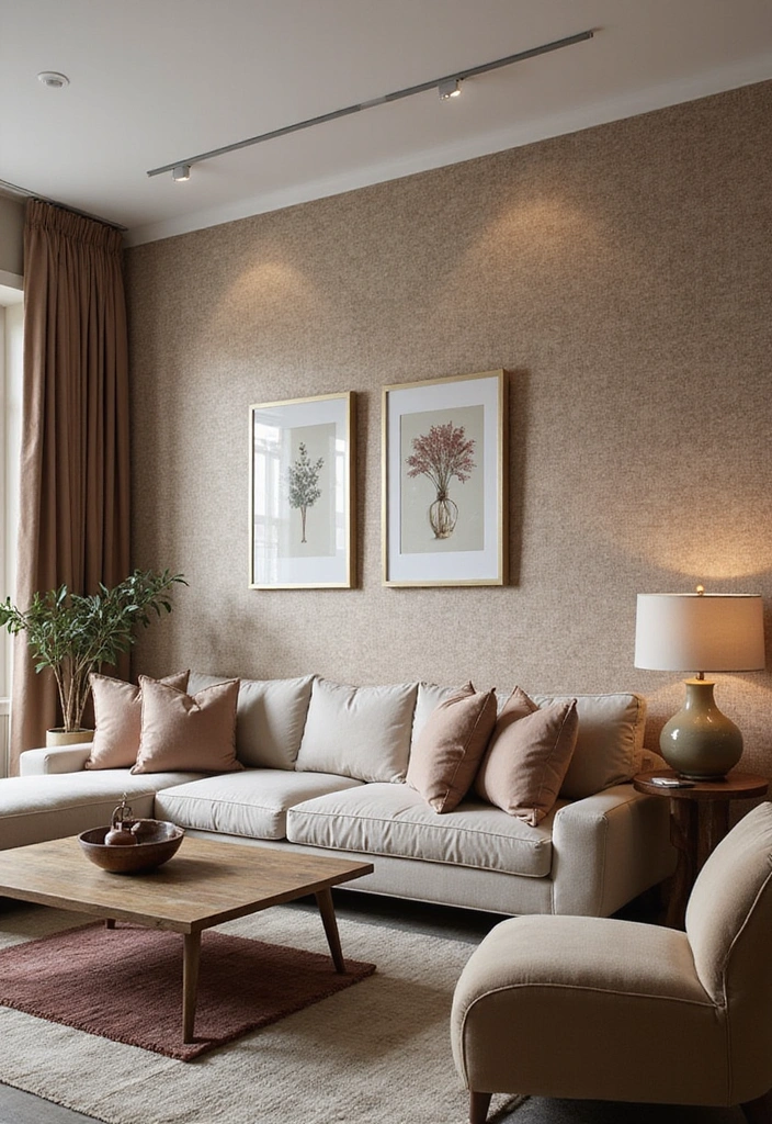 19 Small Apartment Decor Ideas That’ll Make Your Space Feel Luxurious (You Won't Believe #8!) - 16. Incorporate Textured Wallpaper