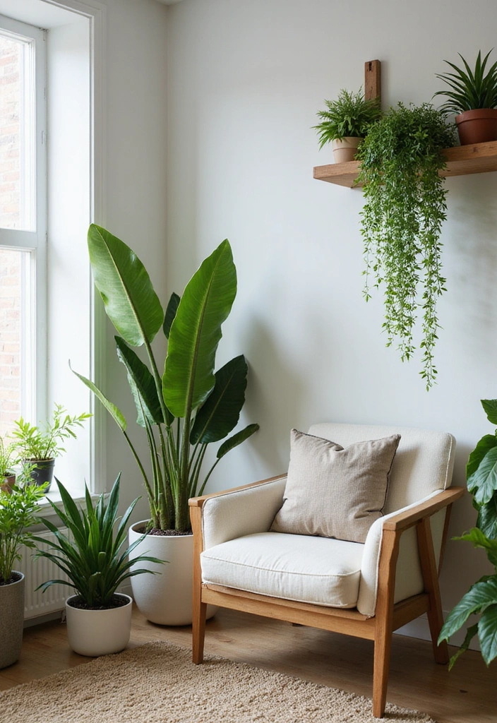 19 Small Apartment Decor Ideas That’ll Make Your Space Feel Luxurious (You Won't Believe #8!) - 4. Incorporate Greenery