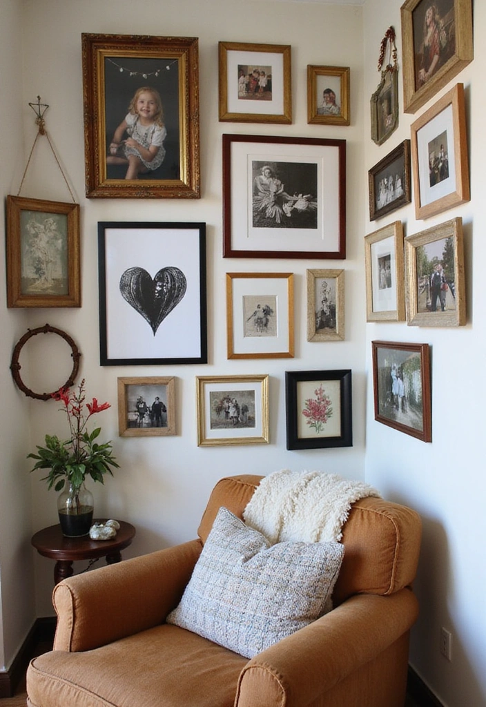 19 Small Apartment Decor Ideas That’ll Make Your Space Feel Luxurious (You Won't Believe #8!) - 7. Personalize with Art and Photos