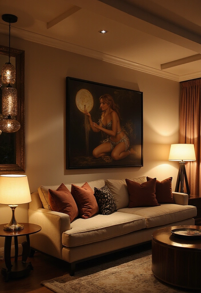 19 Small Apartment Decor Ideas That’ll Make Your Space Feel Luxurious (You Won't Believe #8!) - 9. Layer Your Lighting