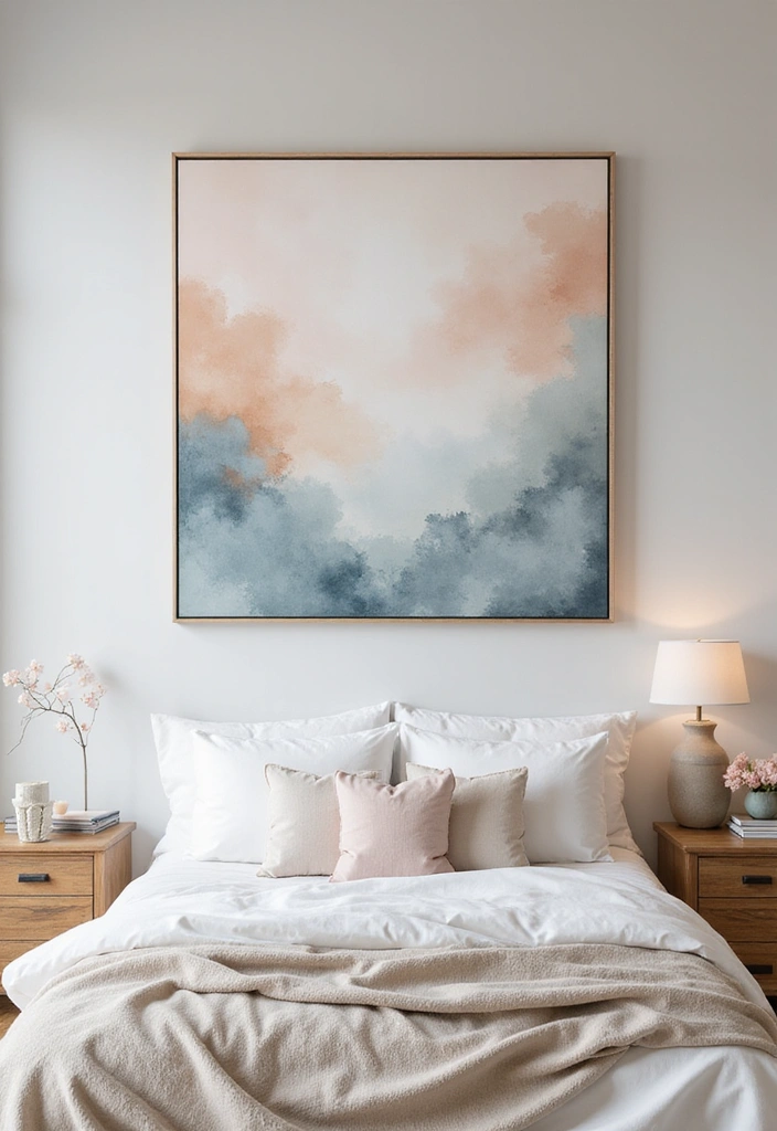 22 Stunning Abstract Wall Art Pieces That Will Transform Your Home's Vibe! - 12. Ethereal Watercolor Abstracts