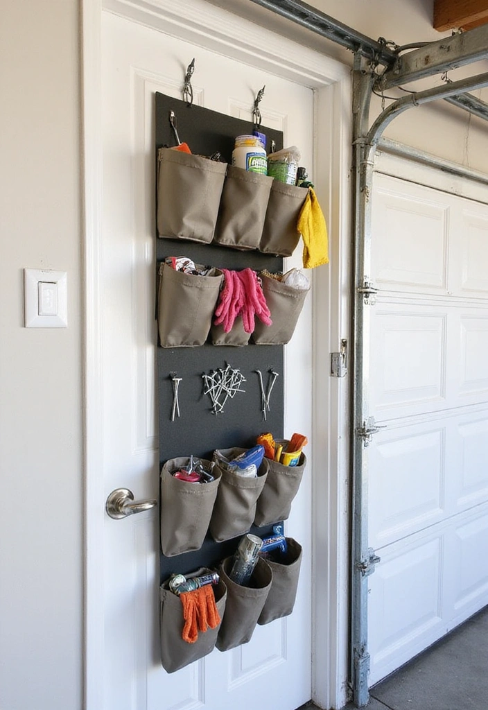 25 Brilliant Garage Organization Hacks That'll Transform Your Chaos into Order! - 16. Use a Shoe Organizer for Small Items
