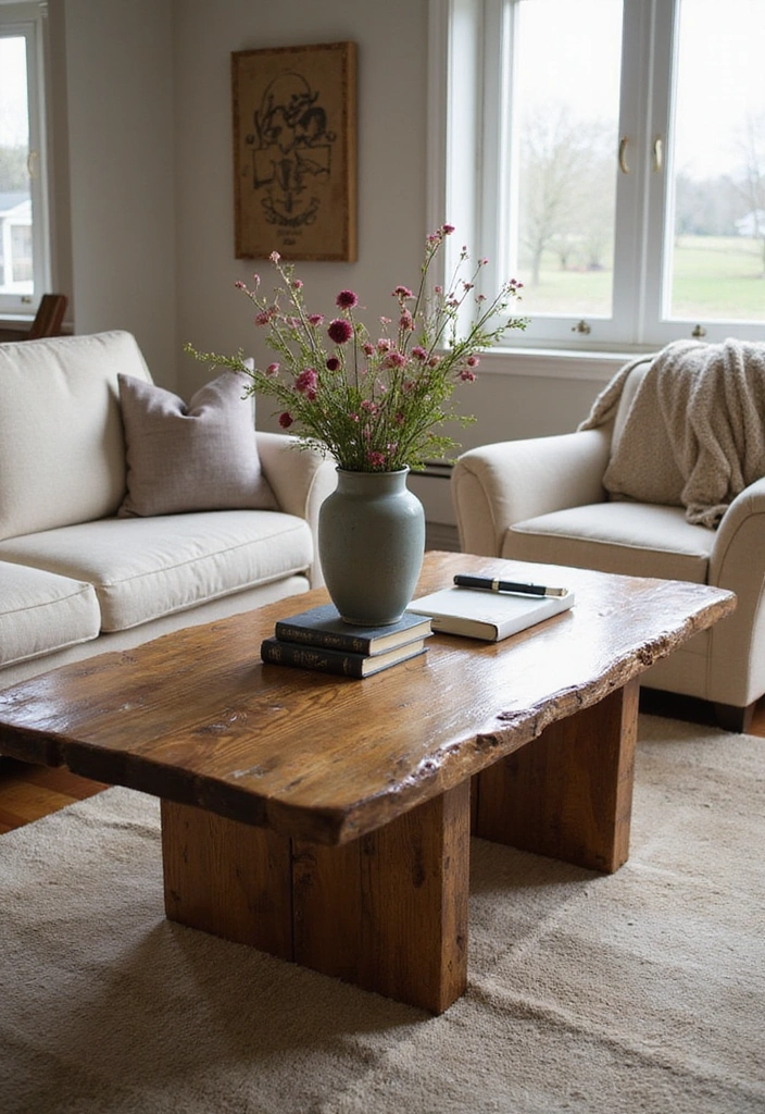 25 Stunning Rustic Furniture Projects You Can Make This Weekend (Your Friends Will Be Jealous!) - 1. Reclaimed Wood Coffee Table