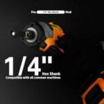 Impact Nut Driver Set 55PC: Magnetic Deep Socket Bits for Power Drills - Image 5