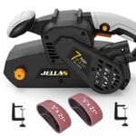 Jellas 7Amp Belt Sander 3x21 Inch with Dust Bag & Variable Speed