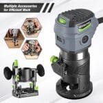 WORKPRO 6.5A Compact Router Kit with Plunge Base, 6-Speed, 32000 RPM - Image 6