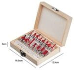 800W Wood Trim Router 30000RPM with 15 Bits for Precision Woodworking - Image 5