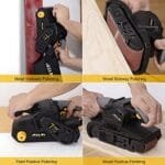 Jellas 7Amp Belt Sander 3x21 Inch with Dust Bag & Variable Speed - Image 5