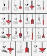 800W Wood Trim Router 30000RPM with 15 Bits for Precision Woodworking - Image 3