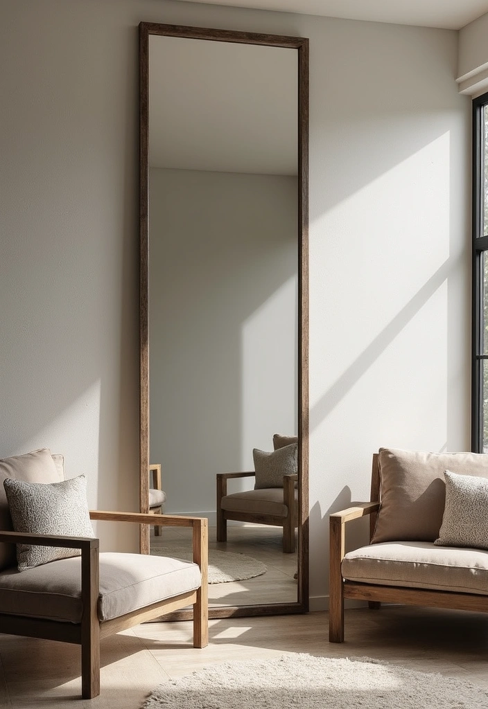 Elevate Your Space with Chic Full Body Mirror Tiles (These Will Change Your Room Forever!) - Combining Mirror Tiles with Other Materials