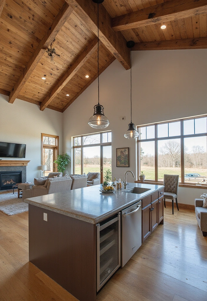 10 Breathtaking Barndominium Design Ideas That Will Make You Want to Move In Immediately! - 1. Open Concept Living Spaces