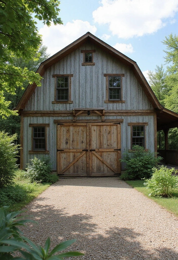 15 Breathtaking Barndominium Exteriors That'll Make You Dream of Country Living! - 1. Rustic Metal Marvel
