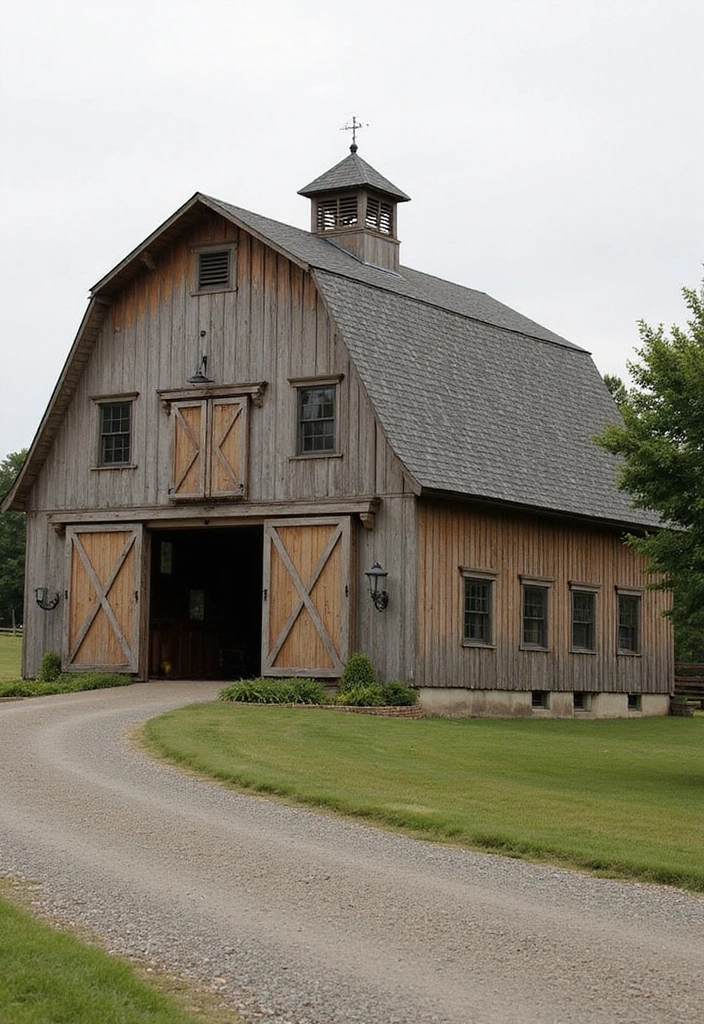 15 Breathtaking Barndominium Exteriors That'll Make You Dream of Country Living! - 15. Historical Inspiration