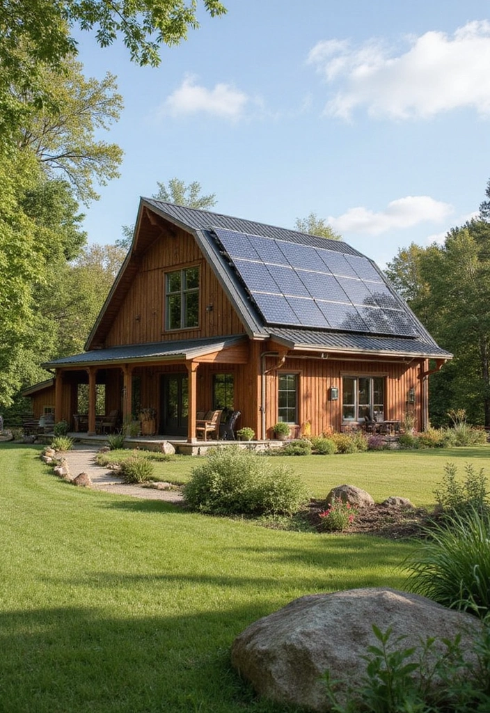 15 Breathtaking Barndominium Exteriors That'll Make You Dream of Country Living! - 9. Smart Home Integration