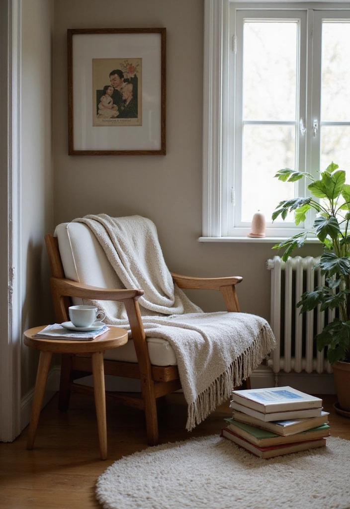 15 Cozy Farmhouse Living Room Ideas That'll Make You Want to Snuggle Up! - 13. Cozy Nooks