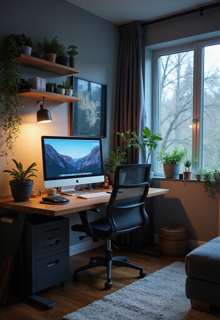 15 Stunning Home Office Designs That'll Boost Your Productivity Instantly! - 7. Tech-Savvy Setup