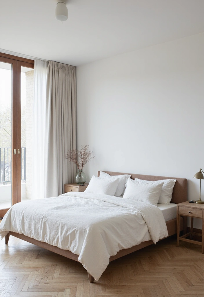 15 Stunning Master Bedroom Decor Ideas That'll Have You Sleeping in Style! - 11. Minimalist Approach