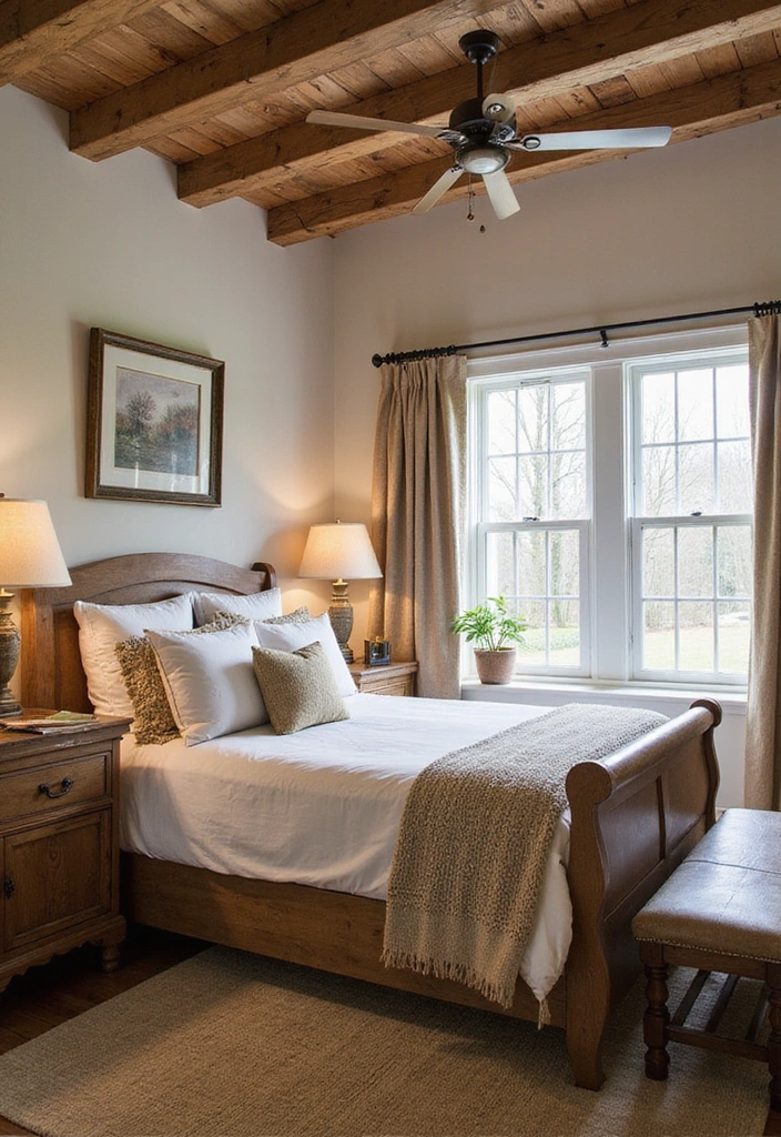 15 Stunning Master Bedroom Decor Ideas That'll Have You Sleeping in Style! - 12. Rustic Charm