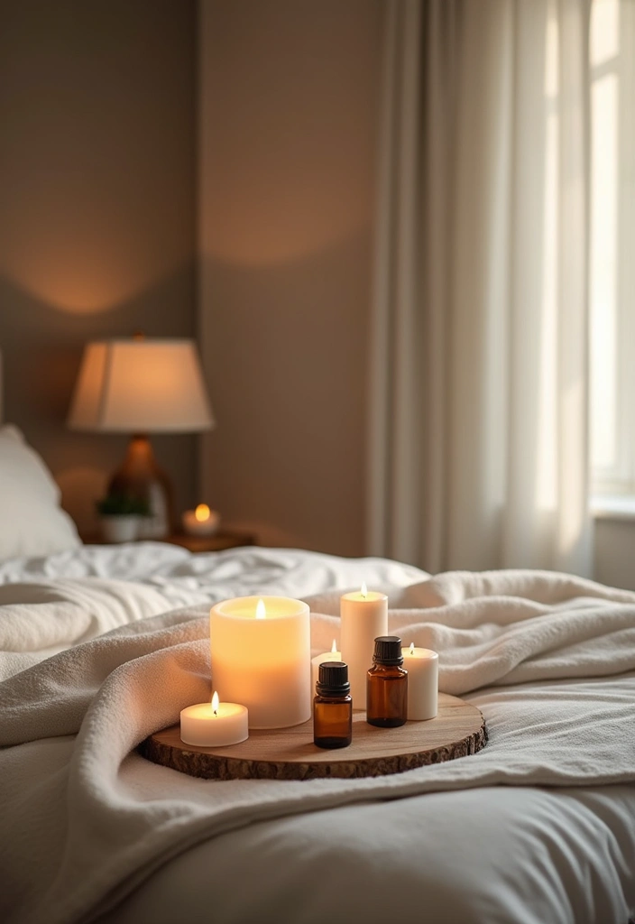 15 Stunning Master Bedroom Decor Ideas That'll Have You Sleeping in Style! - 15. Scented Elements for Atmosphere