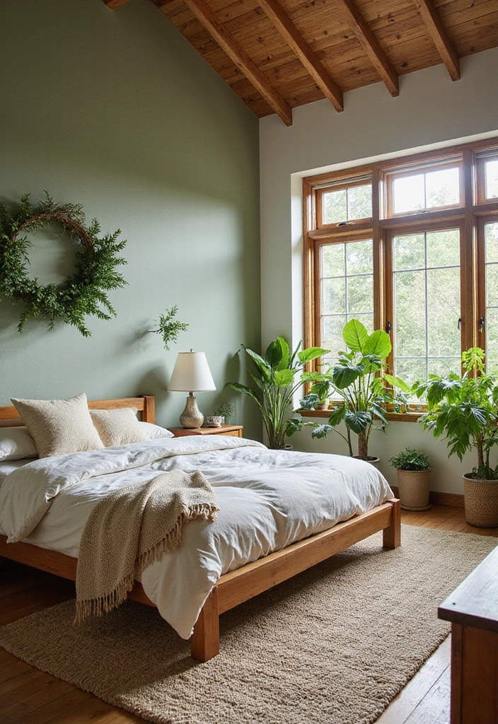 15 Stunning Master Bedroom Decor Ideas That'll Have You Sleeping in Style! - 3. Nature-Inspired Elements