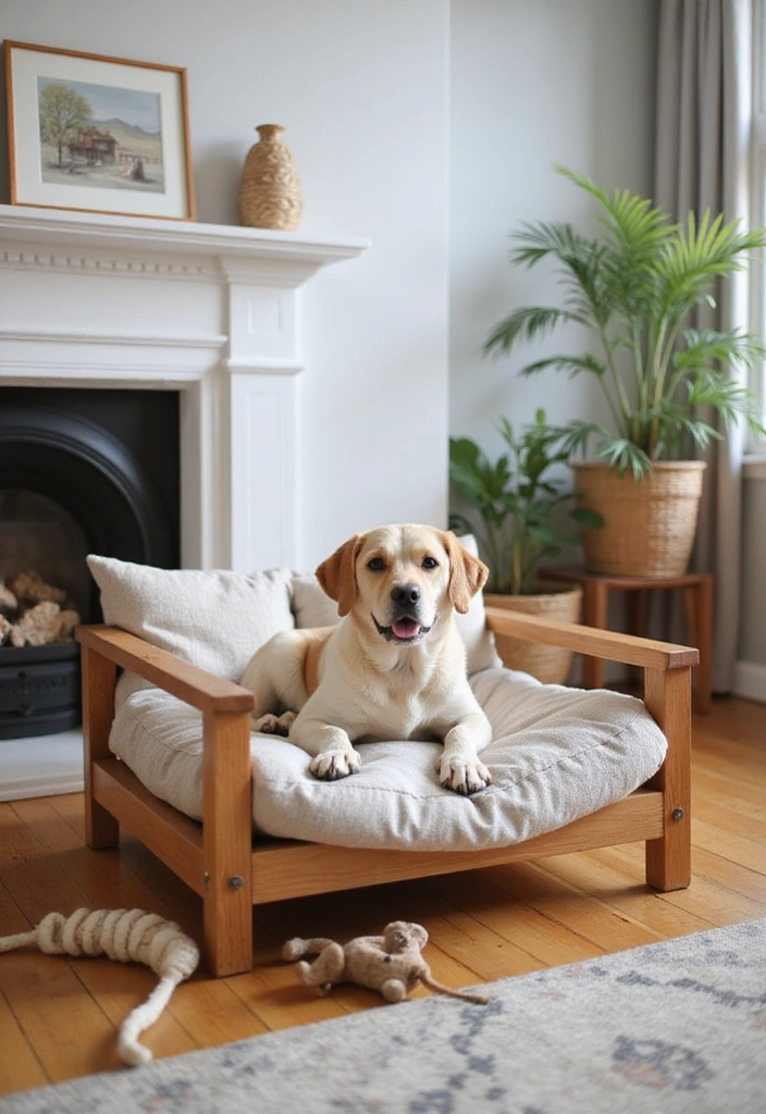 20 Stunning Woodworking Furniture Ideas You Can DIY This Weekend (You'll Love #11!) - 14. Pet Bed