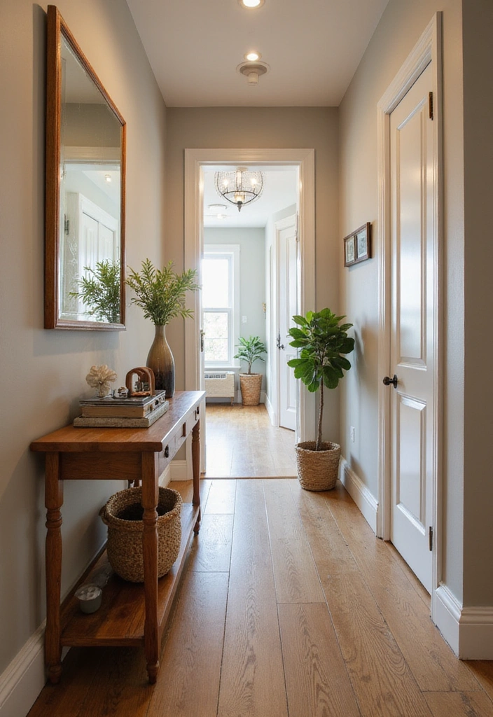 20 Stunning Woodworking Furniture Ideas You Can DIY This Weekend (You'll Love #11!) - 17. Functional Hallway Table
