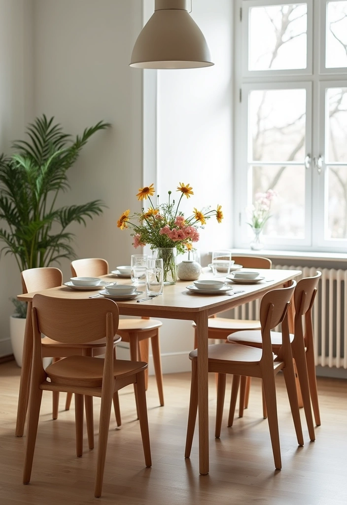 20 Stunning Woodworking Furniture Ideas You Can DIY This Weekend (You'll Love #11!) - 3. Modern Dining Table