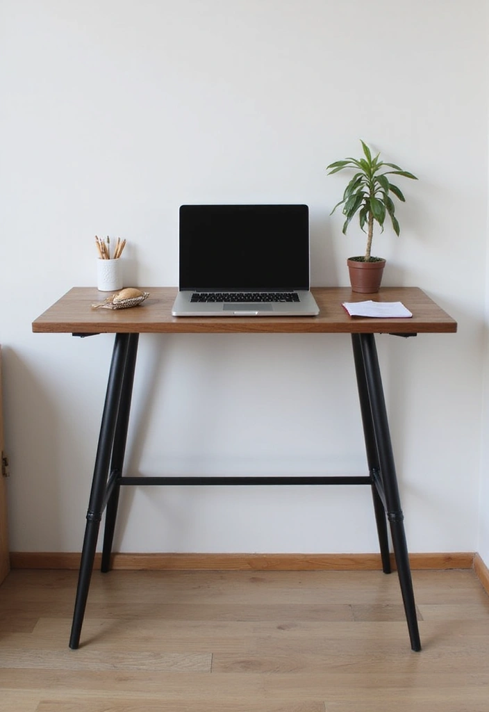 20 Stunning Woodworking Furniture Ideas You Can DIY This Weekend (You'll Love #11!) - 5. Compact Desk