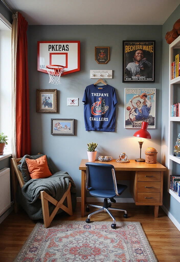 25 Creative Kids Room Themes That'll Inspire Their Wildest Dreams (Wait Until You See #12!) - 15. Sports Arena