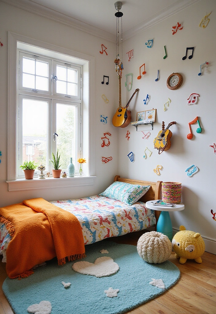 25 Creative Kids Room Themes That'll Inspire Their Wildest Dreams (Wait Until You See #12!) - 16. Musical Wonderland