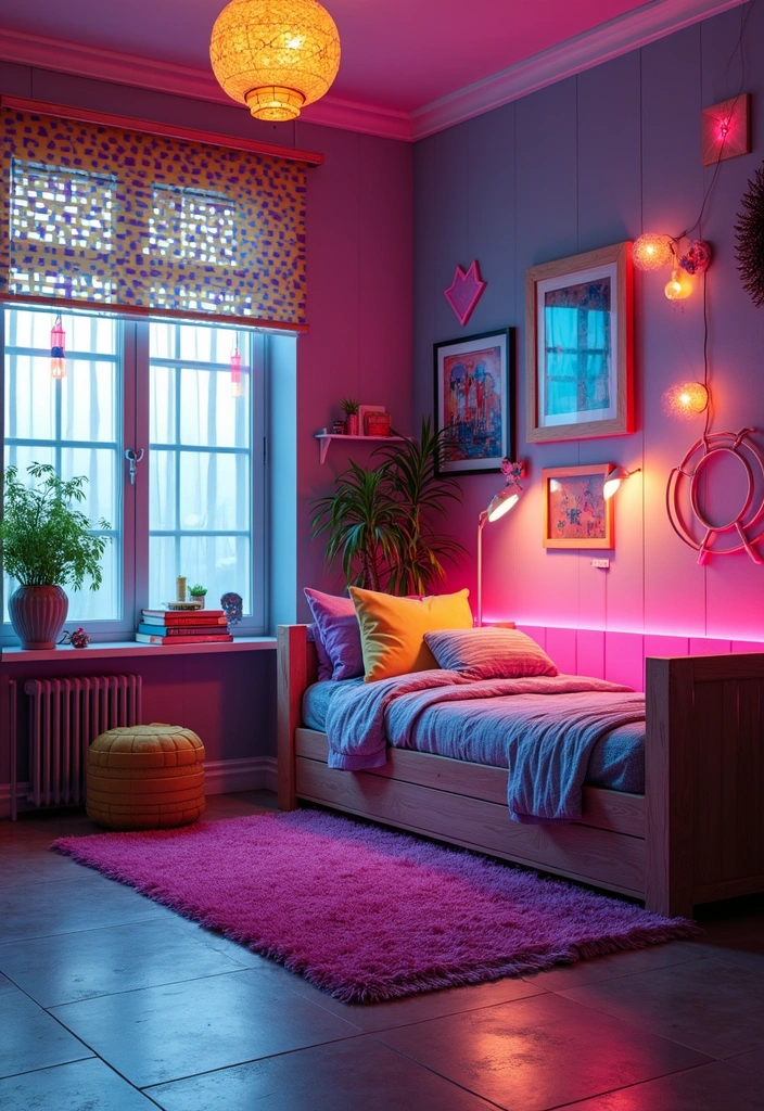 25 Creative Kids Room Themes That'll Inspire Their Wildest Dreams (Wait Until You See #12!) - 21. Retro 80s Vibe