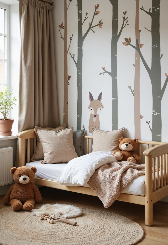 25 Creative Kids Room Themes That'll Inspire Their Wildest Dreams (Wait Until You See #12!) - 3. Whimsical Woodland