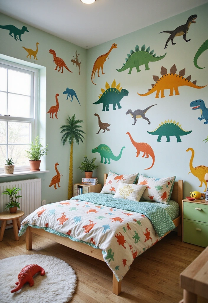 25 Creative Kids Room Themes That'll Inspire Their Wildest Dreams (Wait Until You See #12!) - 6. Dinosaurs Domain