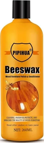 PIPIHUA Beeswax Wood Polish & Restorer - Natural Furniture Care 8.79oz