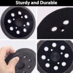 5" 8-Hole Hook & Loop Sander Pad for Ryobi Milwaukee Ridgid - Image 7