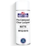 Mohawk Matte Pre-Catalyzed Clear Lacquer Spray 13oz Durable Finish