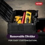 Keter Heavy-Duty Rolling Tool Box | Lockable Storage with Removable Bins - Image 9