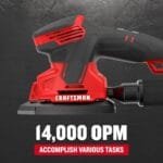 CRAFTSMAN Corded Detail Mouse Sander for Wood with Dust Bag & Pads - Image 2