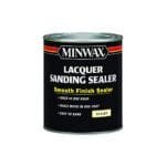 Minwax Clear Lacquer Sanding Sealer - Quick-Dry Wood Prep, 1 Qt