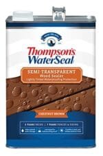 Thompson's WaterSeal Chestnut Brown Semi-Transparent Wood Stain, 1-Gal