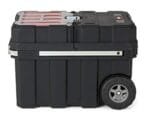 Keter Heavy-Duty Rolling Tool Box | Lockable Storage with Removable Bins - Image 12
