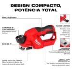 Milwaukee M12 FUEL 2" Brushless Planer Tool Only 2524-20 - Image 5