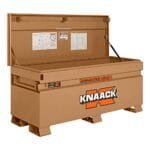 Heavy-Duty Jobsite Storage Chest, 60x24x23 In, Lockable, Tan Steel - Image 2