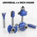 UTRUSTTO 24-Pc 1/4" Shank Router Bit Set – Tungsten Carbide Blades - Image 5
